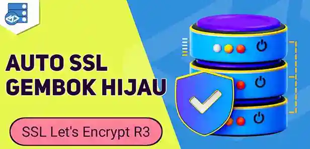 gratis ssl untuk web kamu dengan logo icon gembok hijau