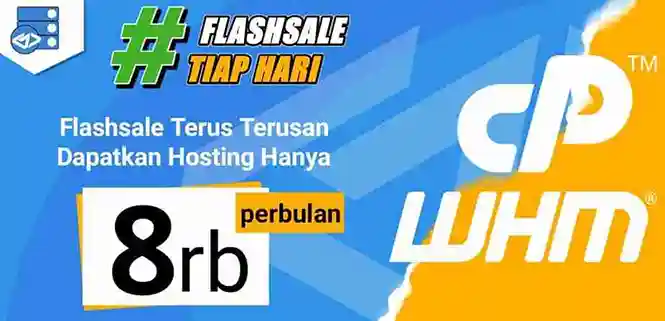 Flashsale hosting setiap hari